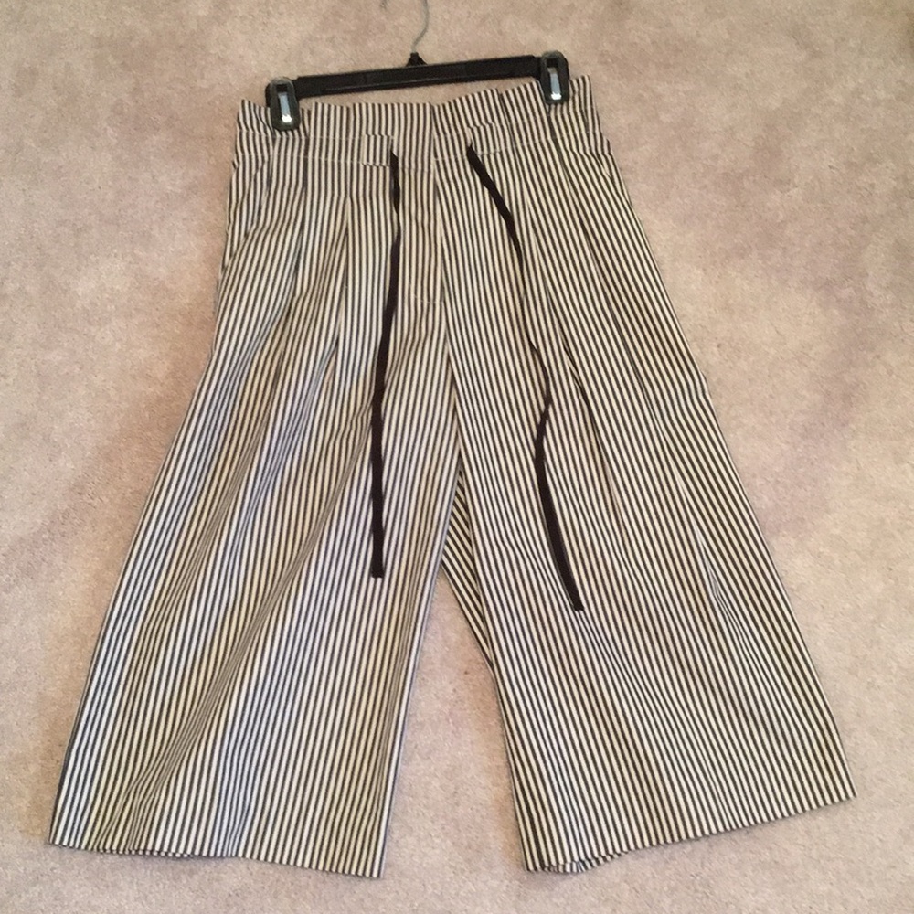 women’s small poleci striped wide leg pants